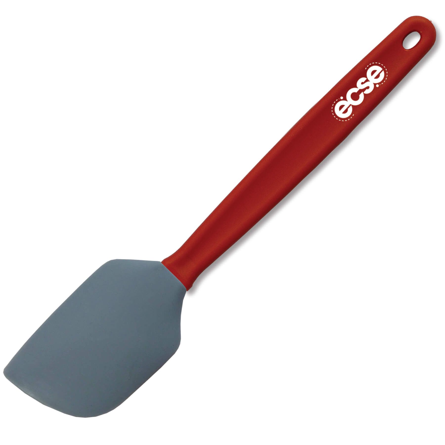 Imprinted - Red Handle - Gray Spatula